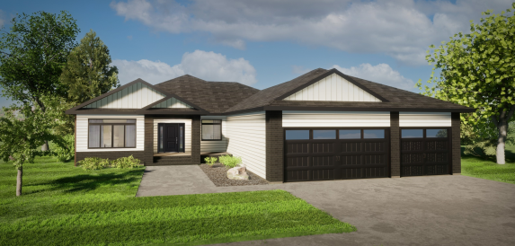 Home to be built by Equity Home Builders of Fargo, North Dakota.